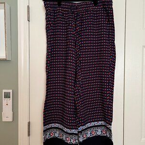 Loft Patterned Pants, Size L